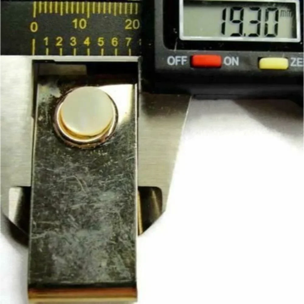 Money Clip Classic Mother Of Pearl Gold T Wallet Cash ID Credit Card Holder Vtg